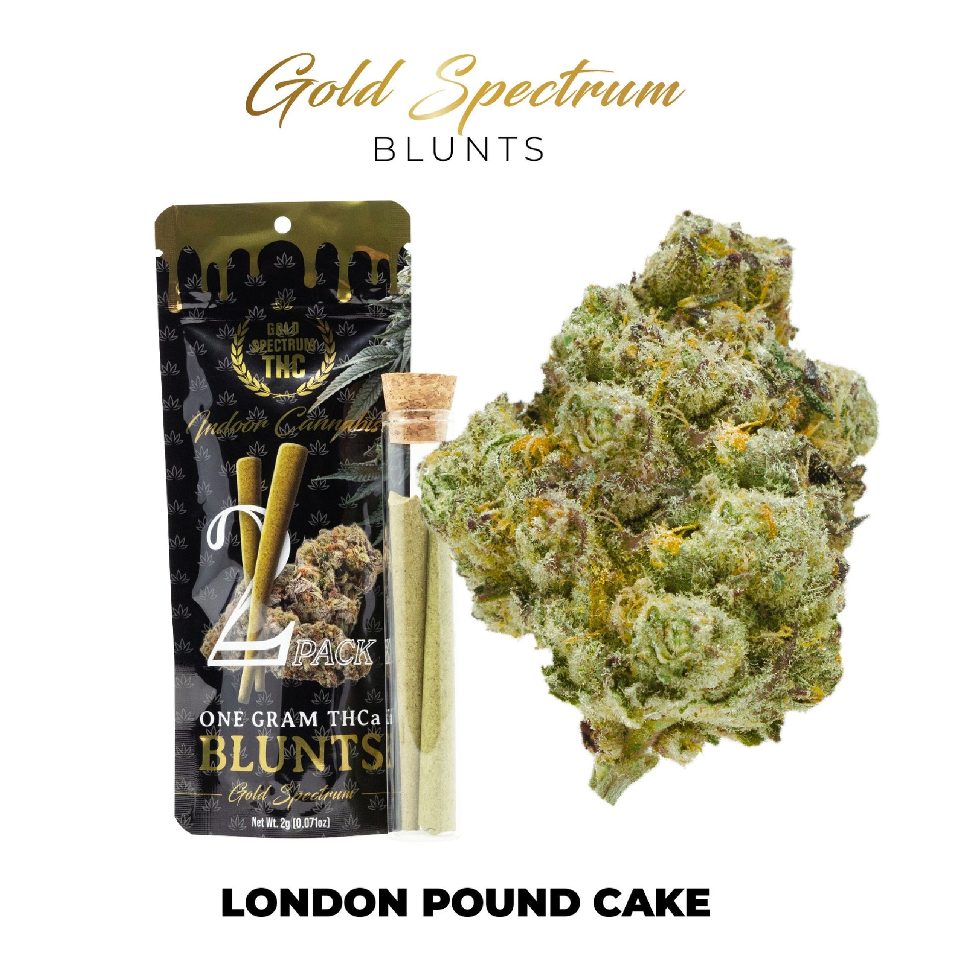 Gold Spectrum THC-A Blunt 1.5g 2ct