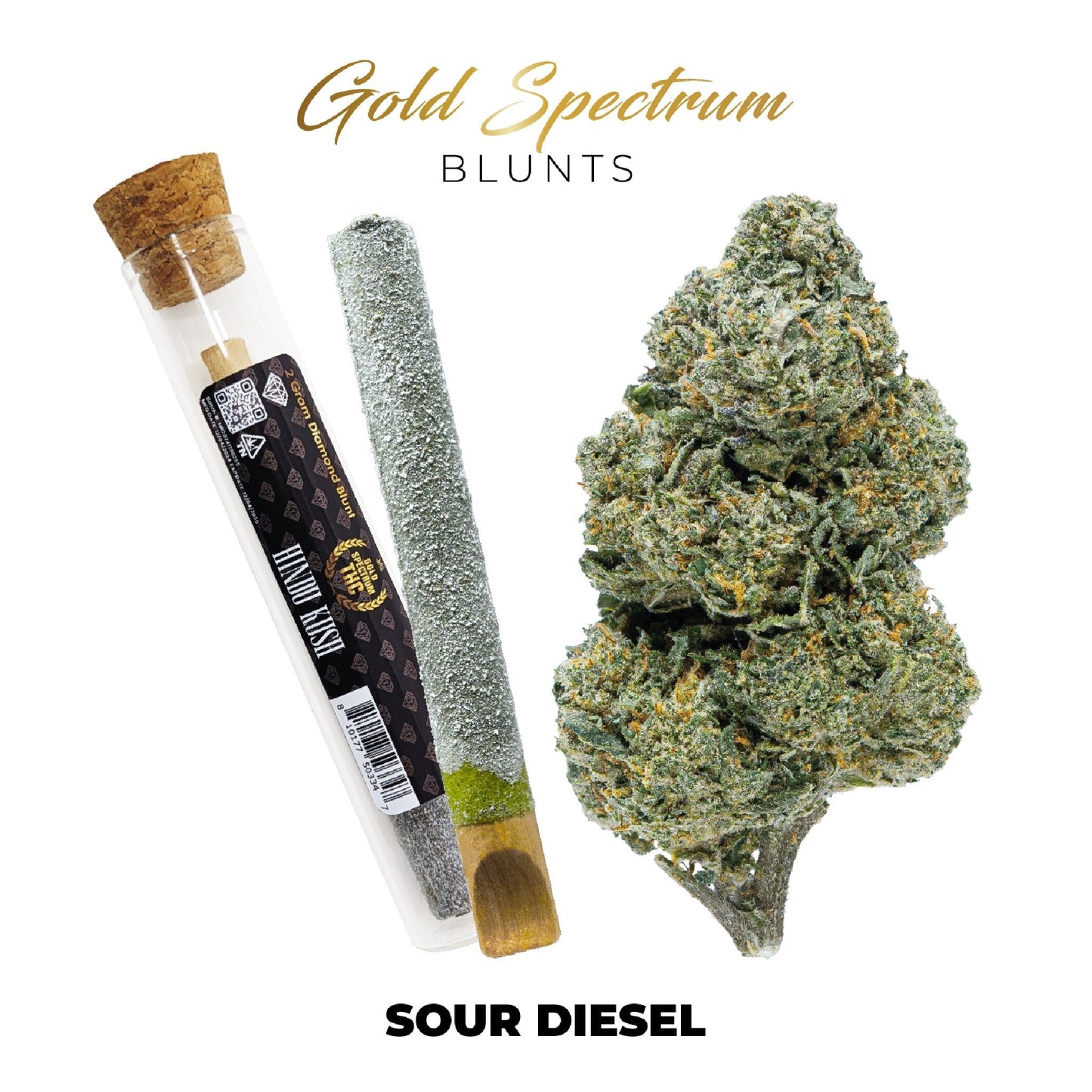 Gold Spectrum THC-A Diamond Infused Blunt 2g