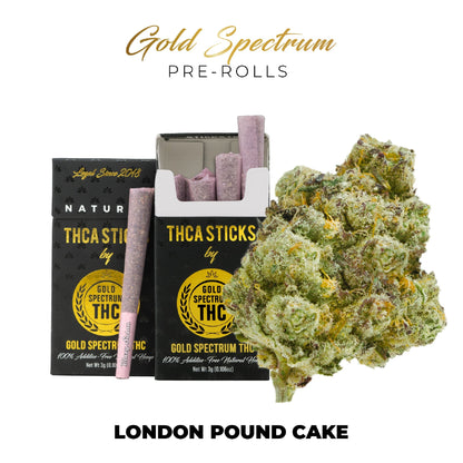 Gold Spectrum THC-A Pre-Roll Sticks 6ct