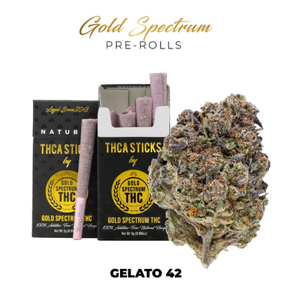 Gold Spectrum THC-A Pre-Roll Sticks 6ct