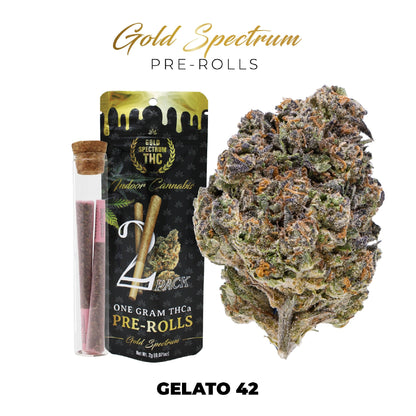 Gold Spectrum THC-A Pre-Rolls 1g 2ct