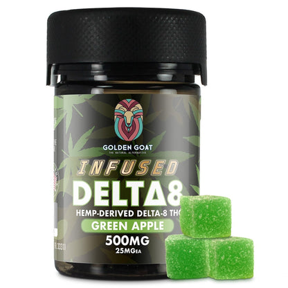 Golden Goat Delta 8 Gummies 500mg