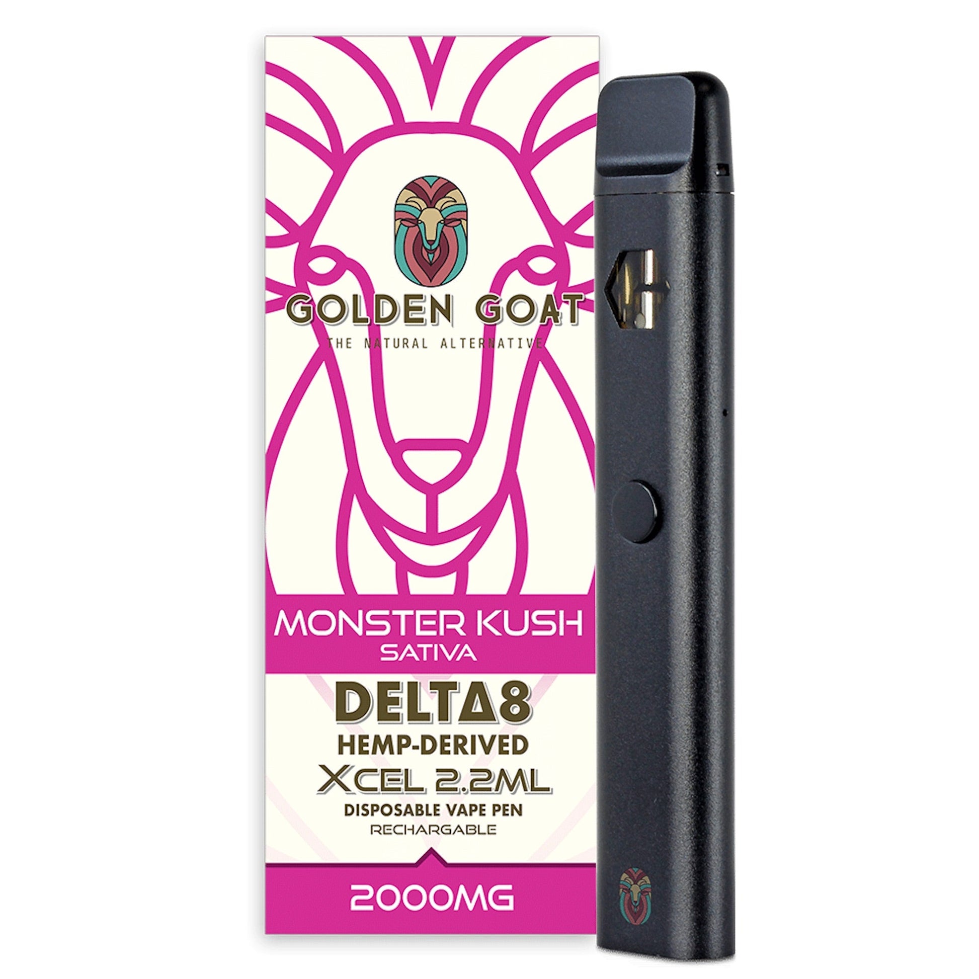 Golden Goat Delta 8 Vaporizer 2000mg
