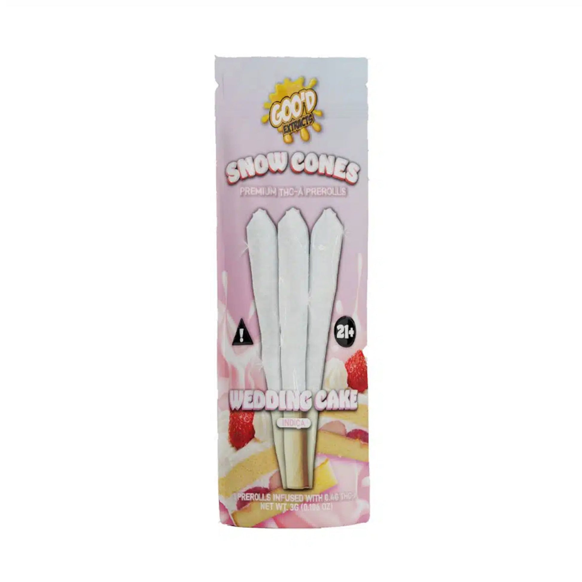 Goo'd Snowcone THC-A Pre-Rolls 3 Pack