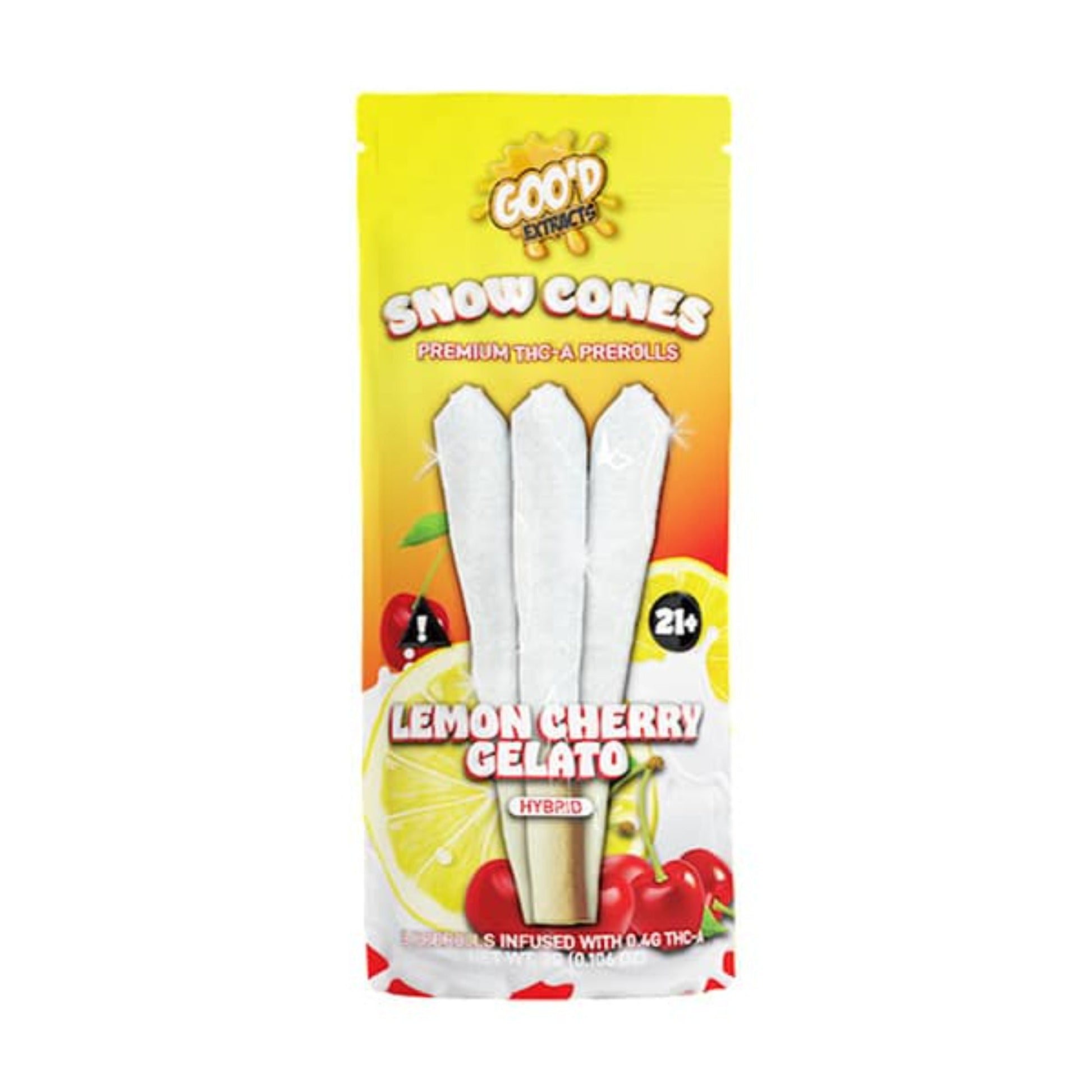 Goo'd Snowcone THC-A Pre-Rolls 3 Pack