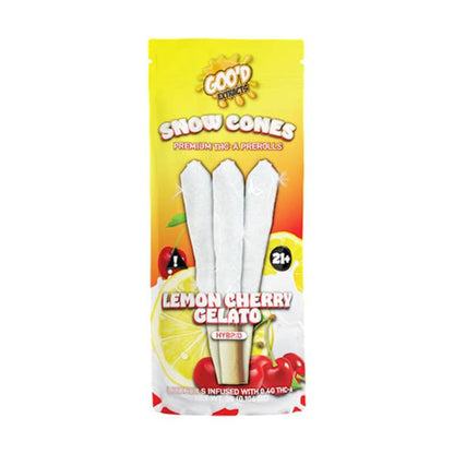 Goo'd Snowcone THC-A Pre-Rolls 3 Pack
