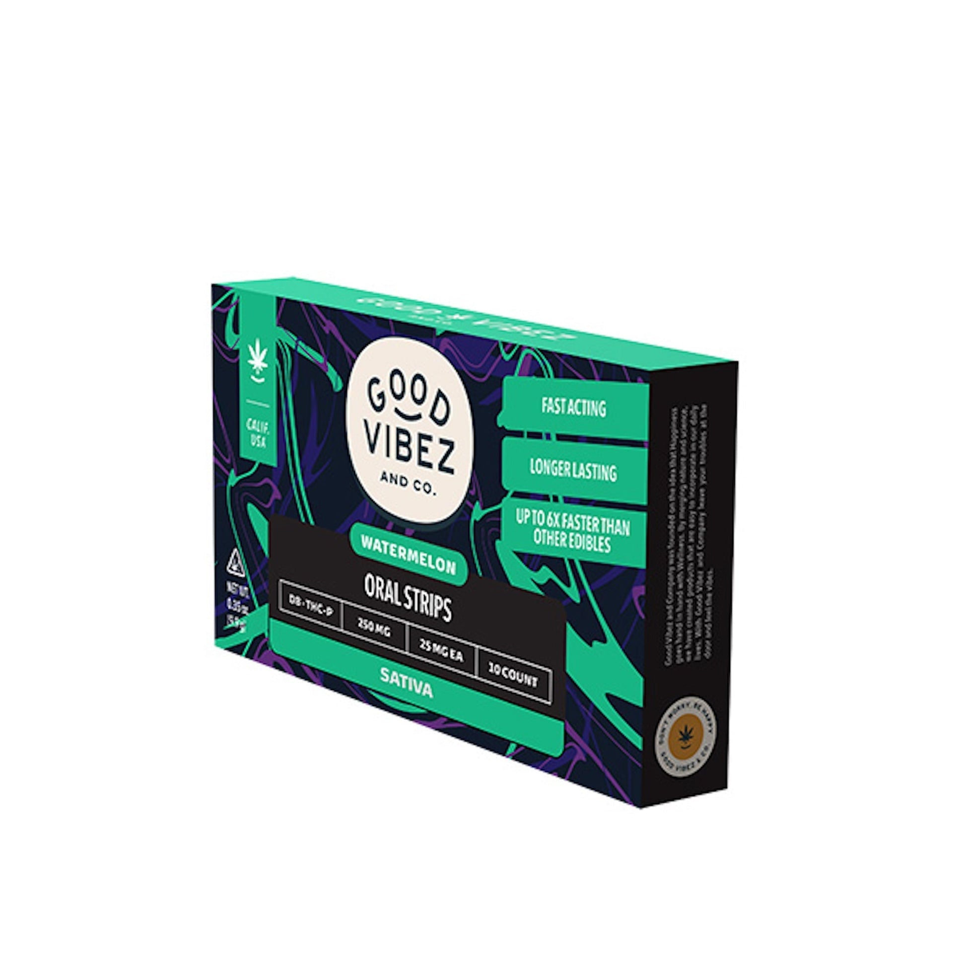 Good Vibez D8 + THC-P Strips 25mg 10ct
