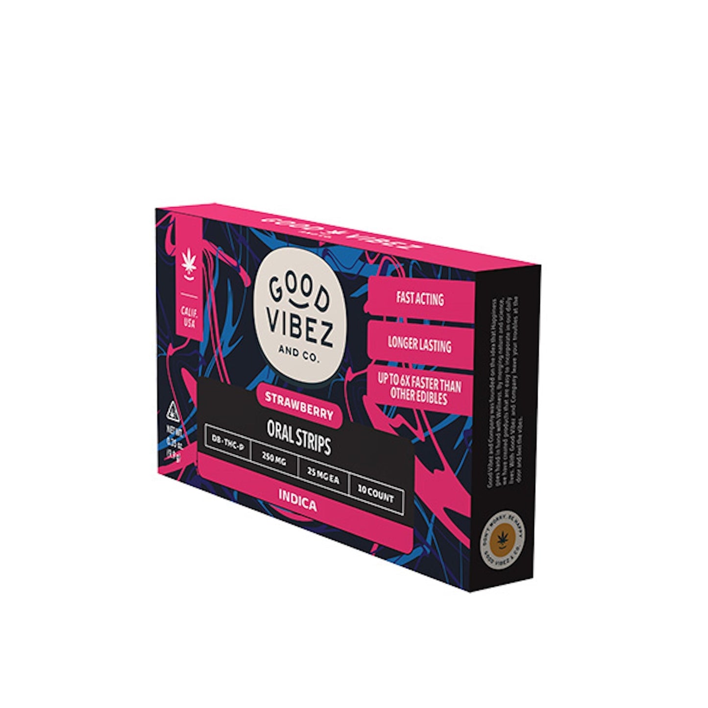 Good Vibez D8 + THC-P Strips 25mg 10ct