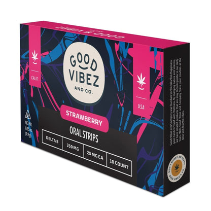 Good Vibez Delta 8 Sublingual Strips 250mg