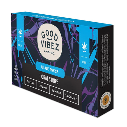 Good Vibez Delta 8 Sublingual Strips 250mg