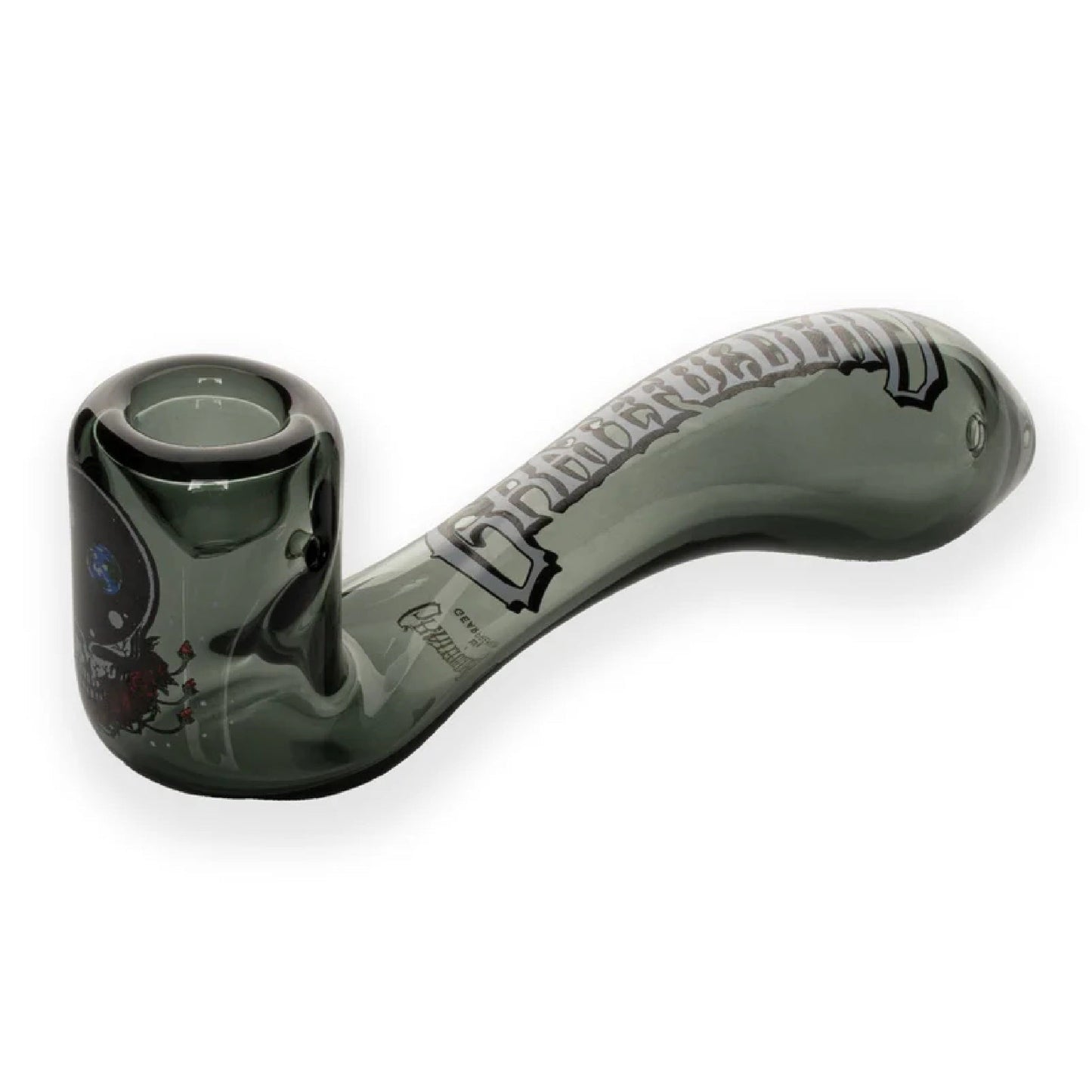 West Coast Gifts Grateful Dead Sherlock Hand Pipe 6in Borosilicate Glass