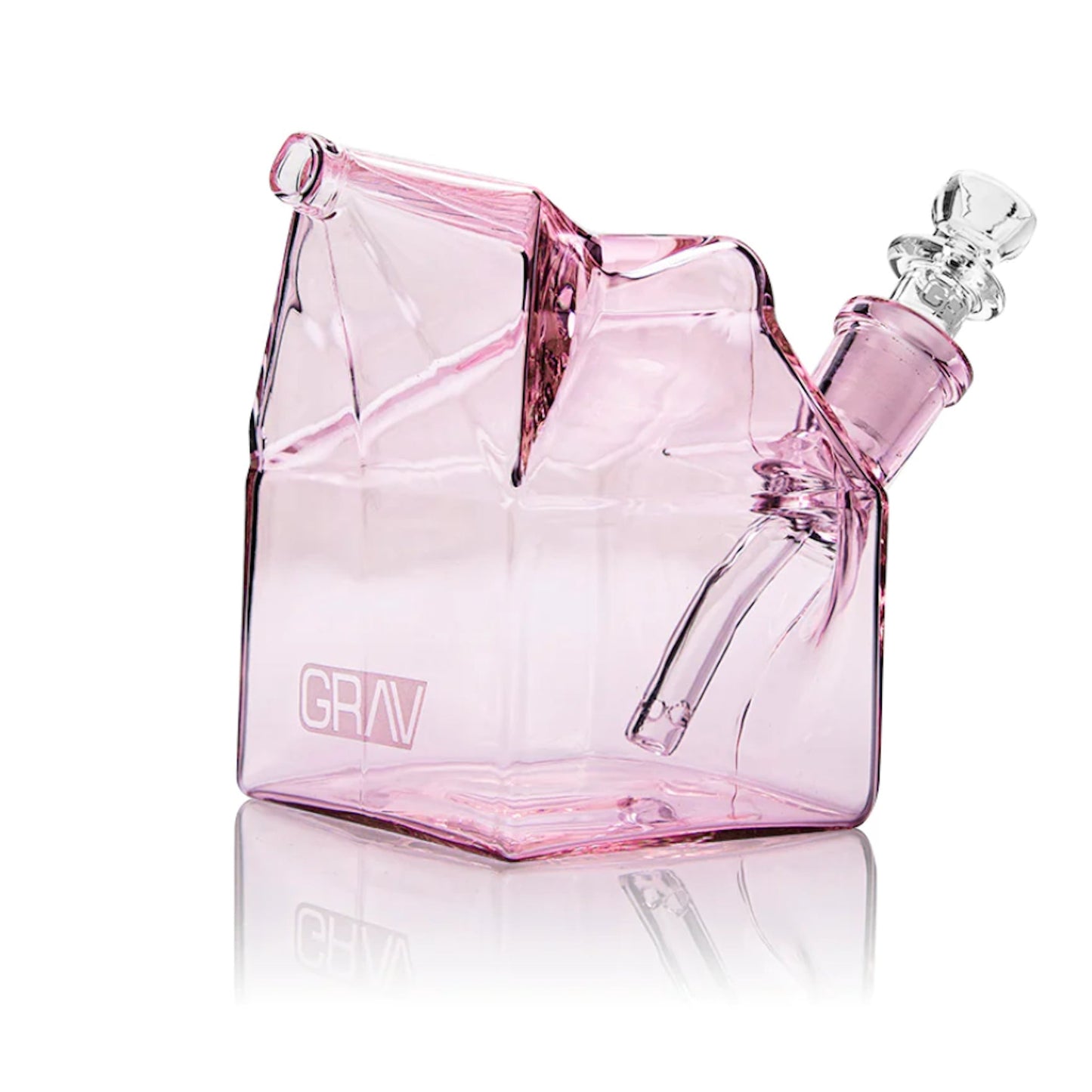 GRAV Milk Carton Bubbler 4in Borosilicate Glass