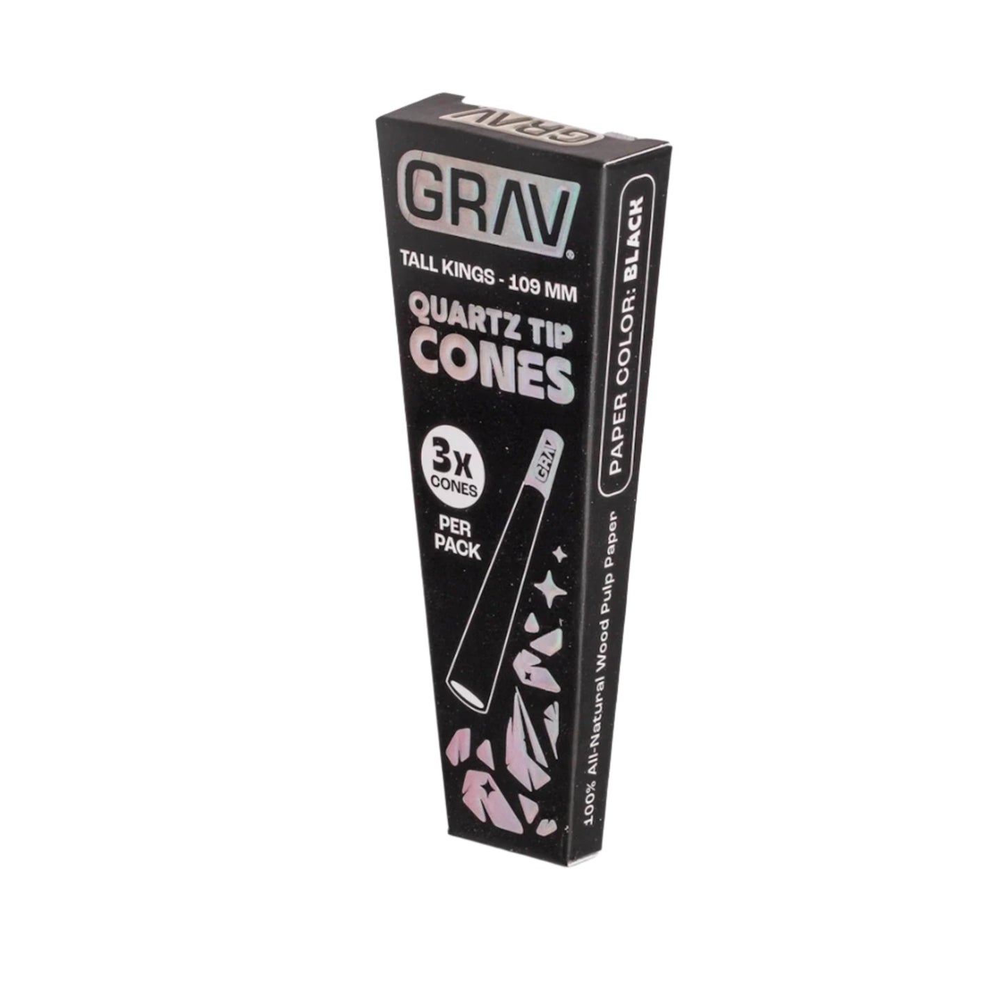 GRAV Quartz Tip Cones King Size 3-Pack