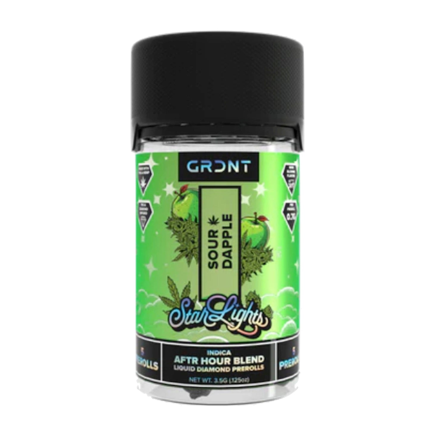 GRDNT After Hour Sour Dapple THC-A Pre-Rolls 5ct