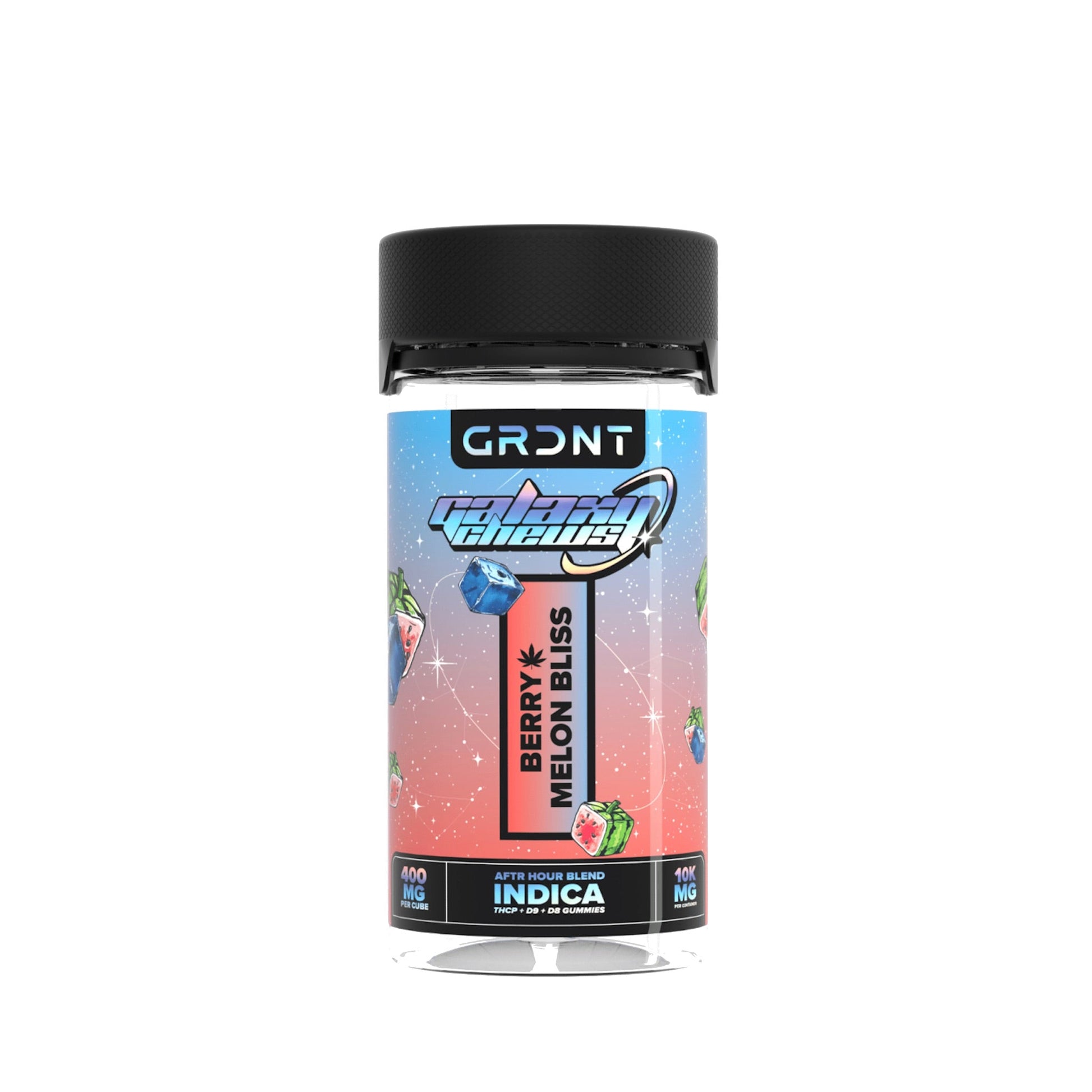 GRDNT Galaxy Chews Berry Melon Bliss Gummies 10000mg 25ct