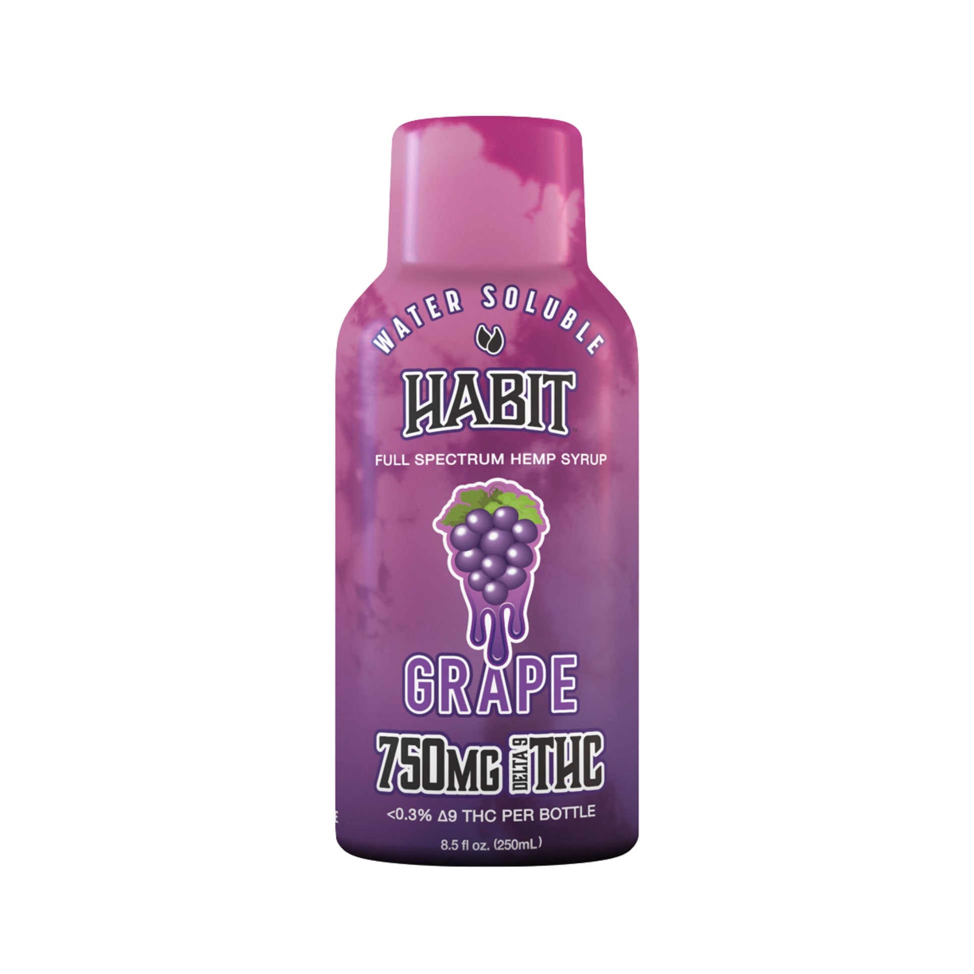 Habit Hemp Delta 9 Grape Syrup 750mg 8oz