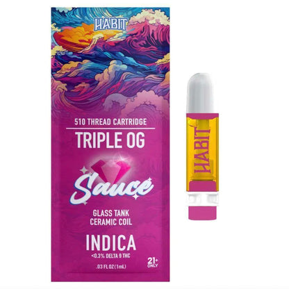 Habit Potent As F#ck THC-A Cartridge 1000mg