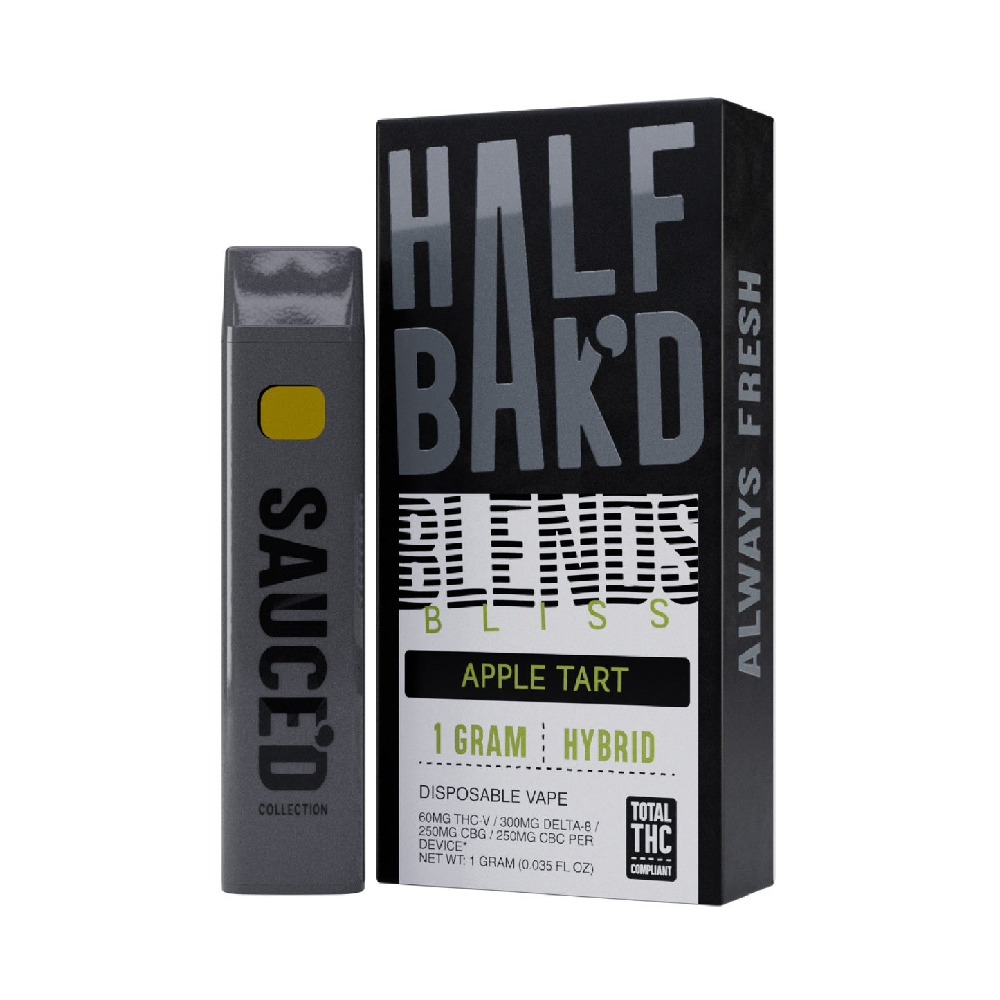 Half Bakd Bliss Blend THC Vaporizer 1000mg