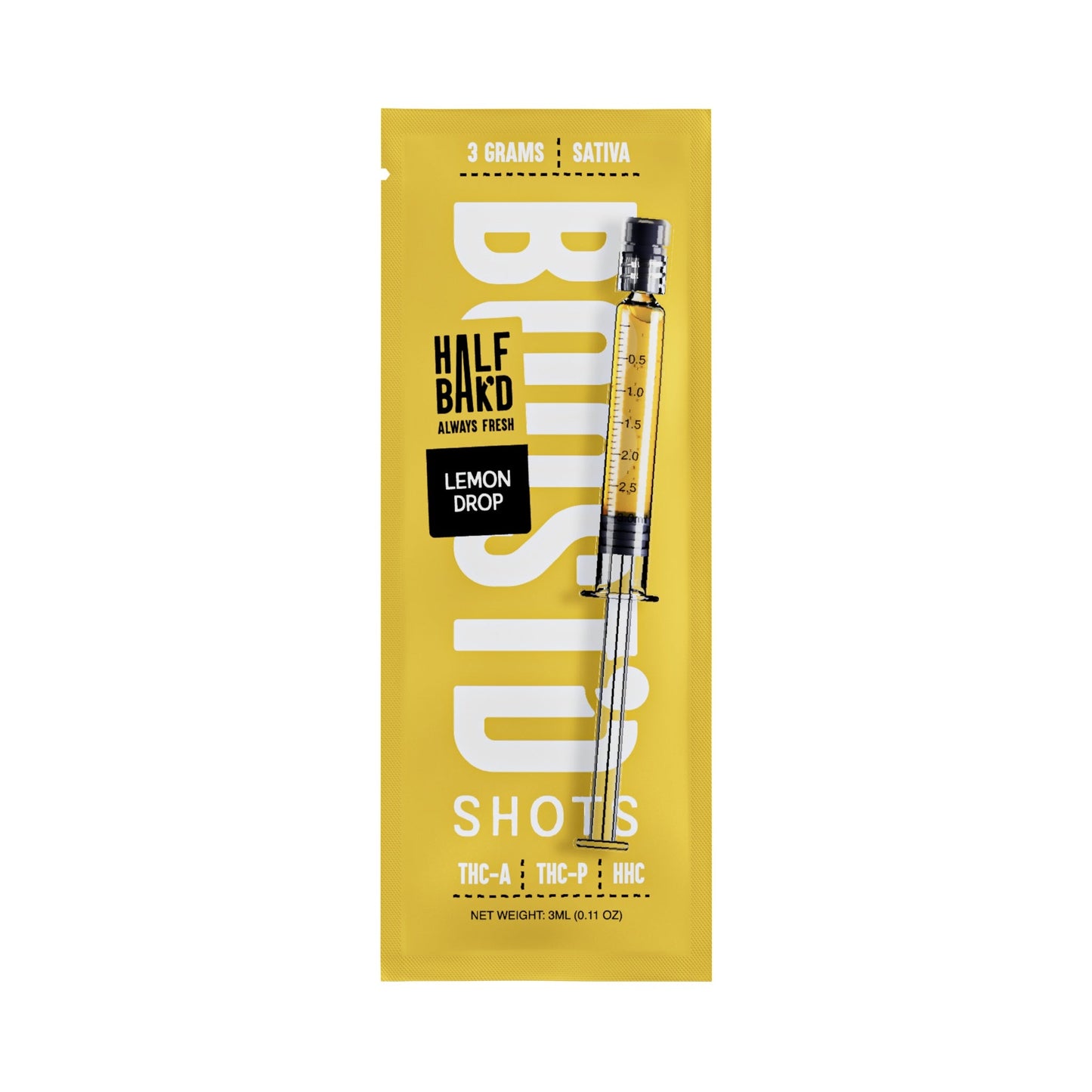 Half Bak'd Boostd Hemp Infused Syringe 3g