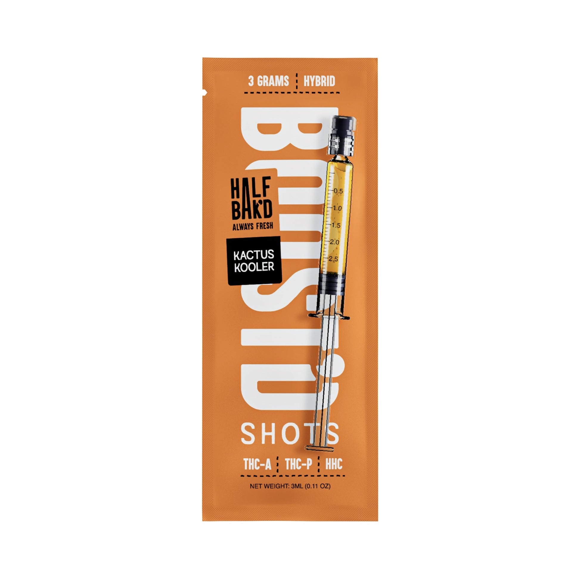 Half Bak'd Boostd Hemp Infused Syringe 3g