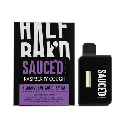 Half Bakd Live Resin THC Sauced Vaporizer 4000mg