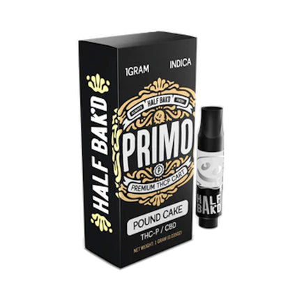 Half Bak'd Primo THC-P Pound Cake Cartridge 1000mg