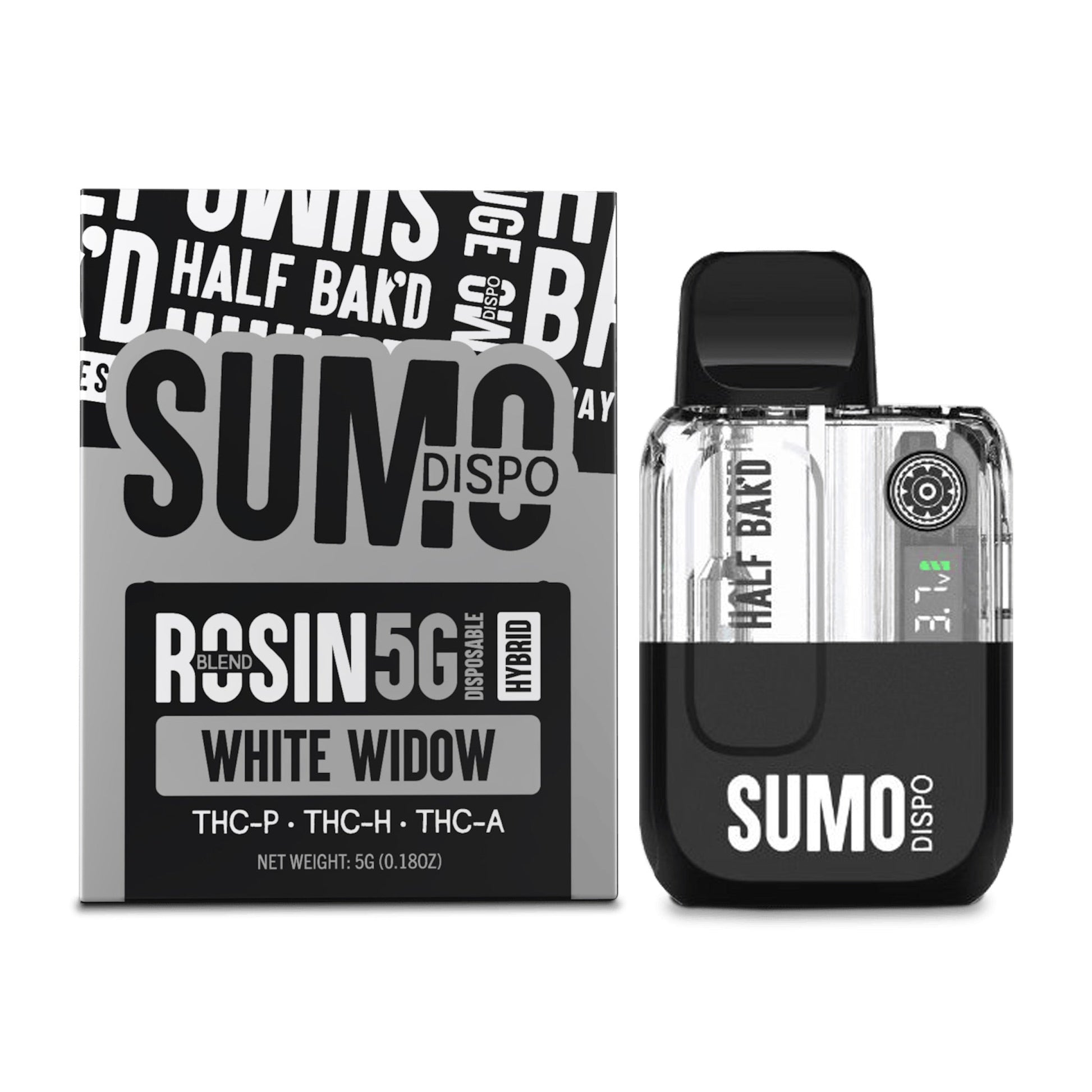 Half Bak'd Rosin Blend Sumo Vaporizer 5000mg
