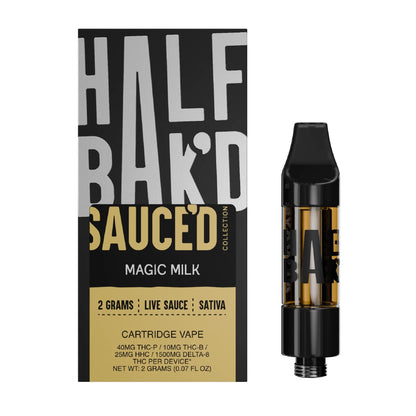 Half Bakd Sauced Live Resin Cartridge 2000mg
