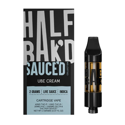 Half Bakd Sauced Live Resin Cartridge 2000mg