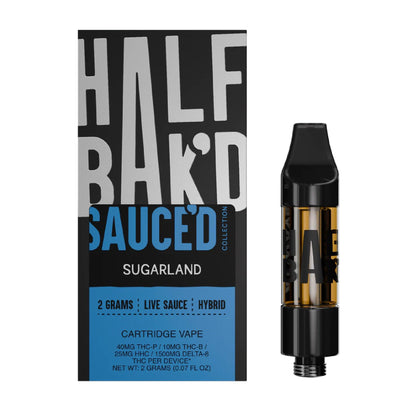 Half Bakd Sauced Live Resin Cartridge 2000mg