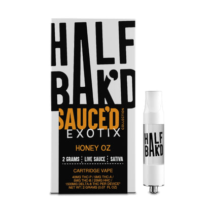 Half Bakd Sauced Exotix Honey OZ Cartridge 2000mg