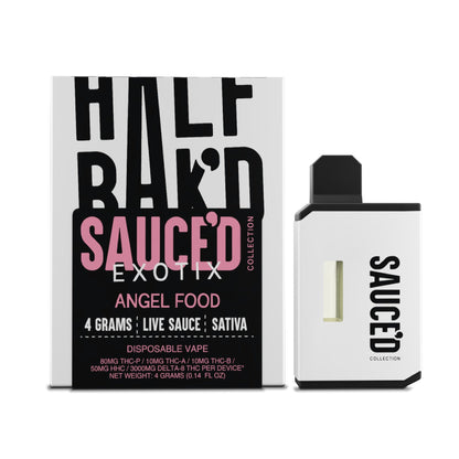 Half Bakd Sauced Exotix THC-P Vaporizer 4000mg