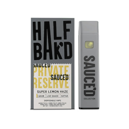 Half Bakd THC Private Reserve Vaporizer 1000mg
