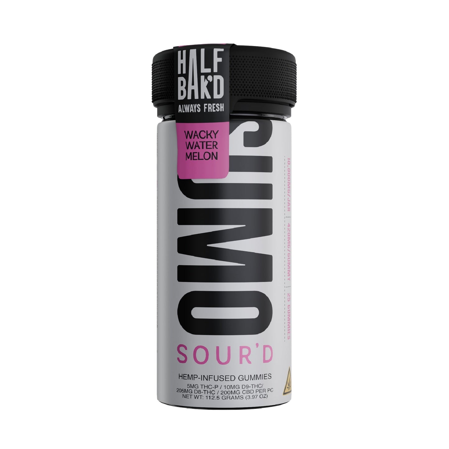 Half Bakd Sour D Sumo THC Gummies 10000mg 25ct