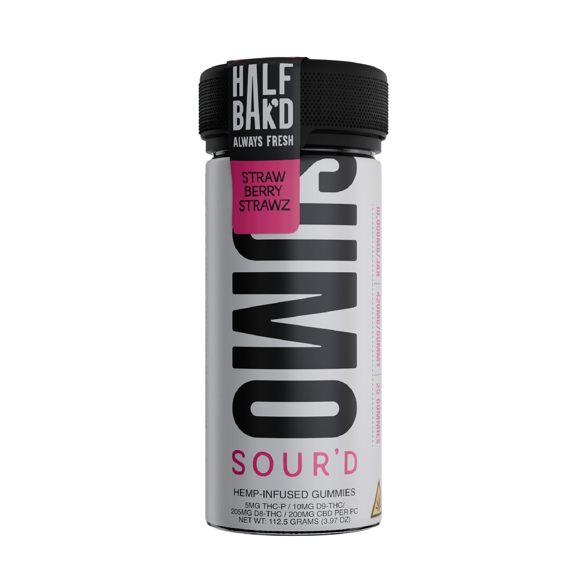 Half Bakd Sour D Sumo THC Gummies 10000mg 25ct