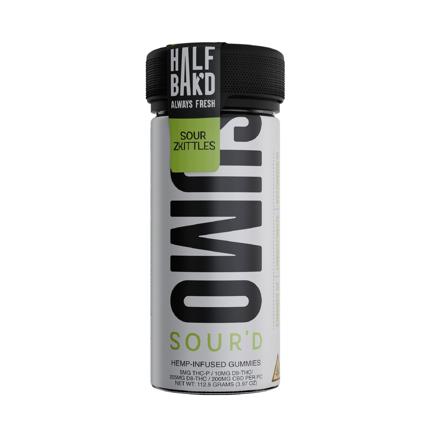 Half Bakd Sour D Sumo THC Gummies 10000mg 25ct