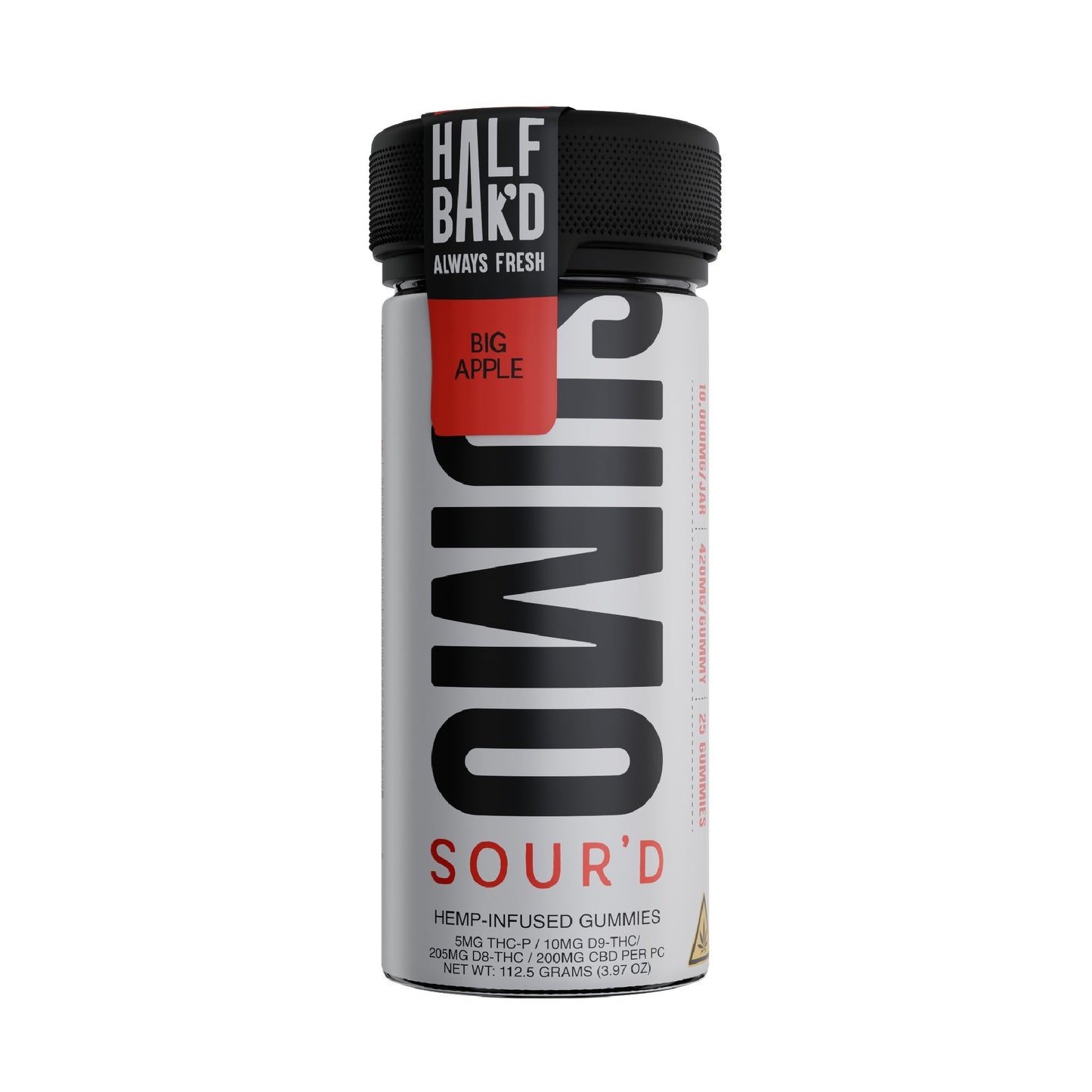 Half Bakd Sour D Sumo THC Gummies 10000mg 25ct