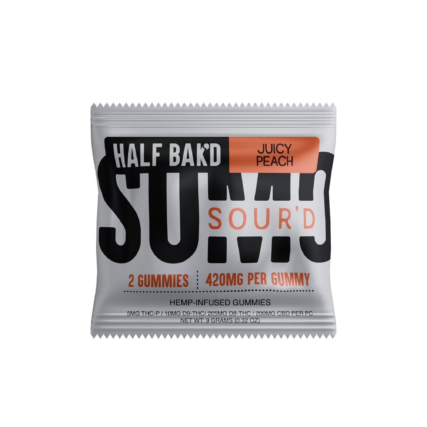 Half Bakd Sour'd Sumo THC Gummies 840mg 2ct