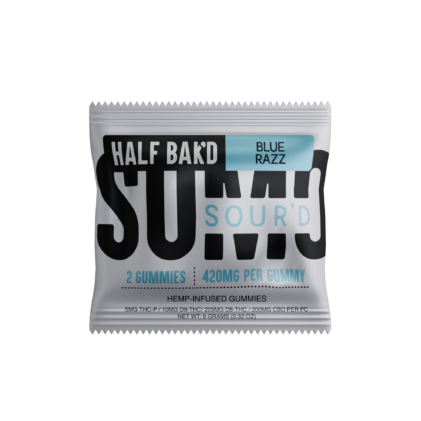 Half Bakd Sour'd Sumo THC Gummies 840mg 2ct
