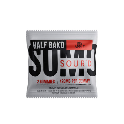 Half Bakd Sour'd Sumo THC Gummies 840mg 2ct