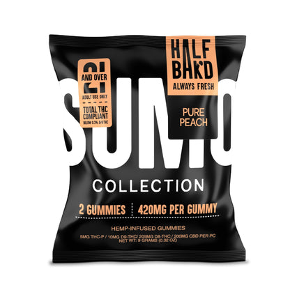 Half Bakd Sumo THC-A Delta 9 Gummies 420mg 2ct