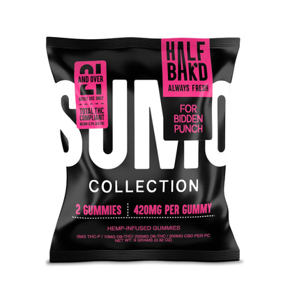 Half Bakd Sumo THC-A Delta 9 Gummies 420mg 2ct