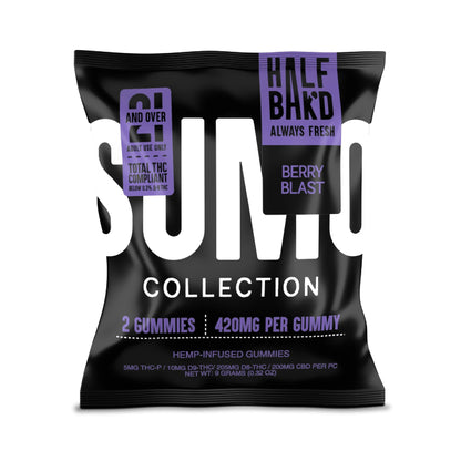 Half Bakd Sumo THC-A Delta 9 Gummies 420mg 2ct