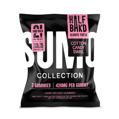 Half Bakd Sumo THC-A Delta 9 Gummies 420mg 2ct