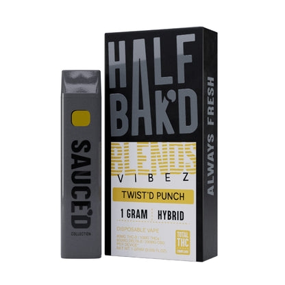 Half Bakd Vibez Blend THC Vaporizer 1000mg