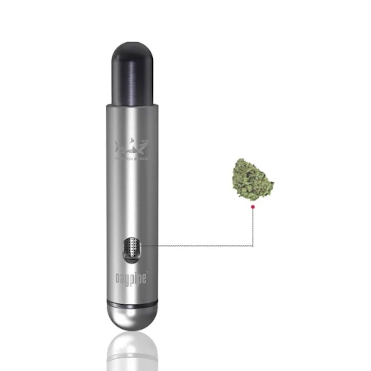 Hamilton Daypipe Stainless Steel Hand Pipe 5in