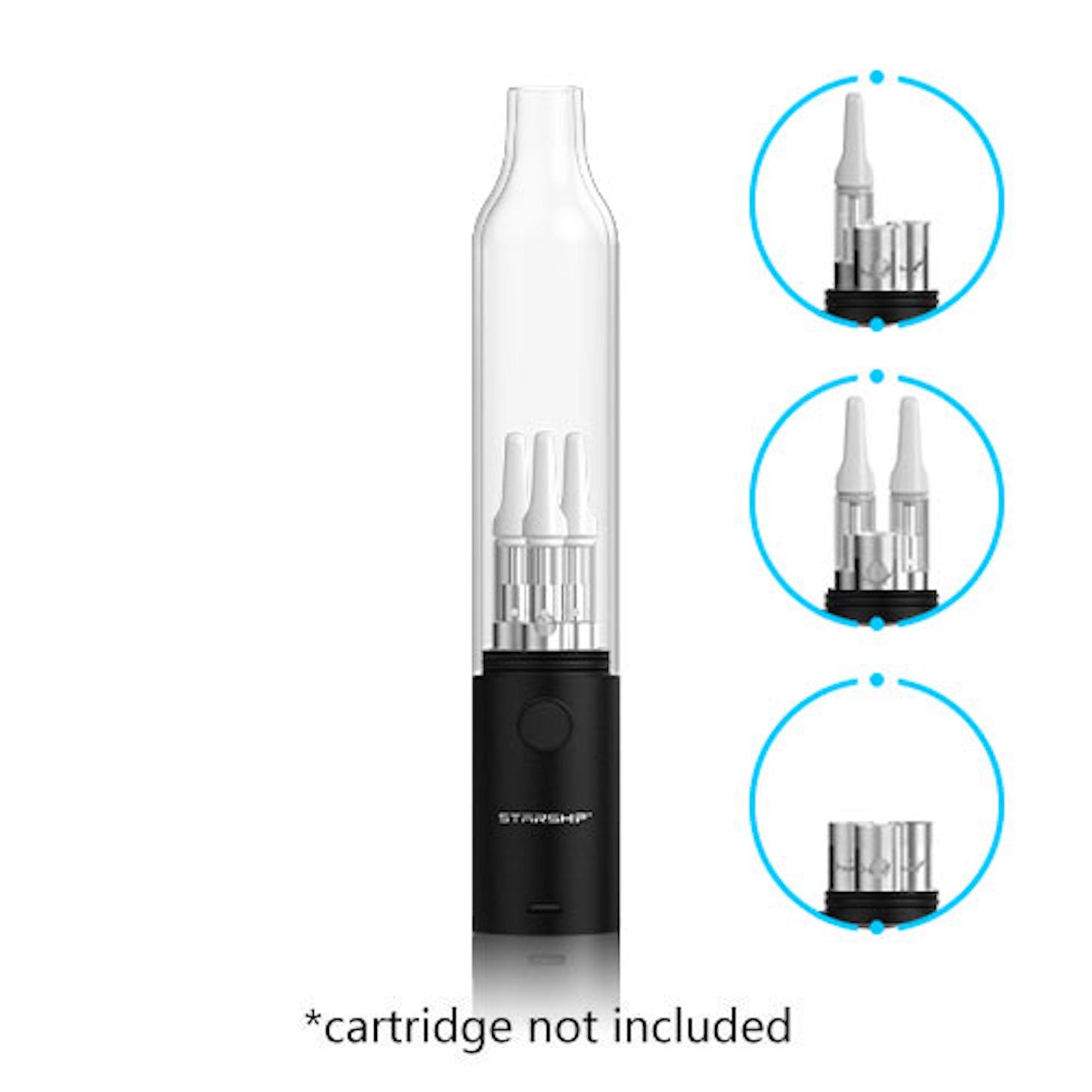 Hamilton Starship Triple Cartridge Vaporizer 7.5in