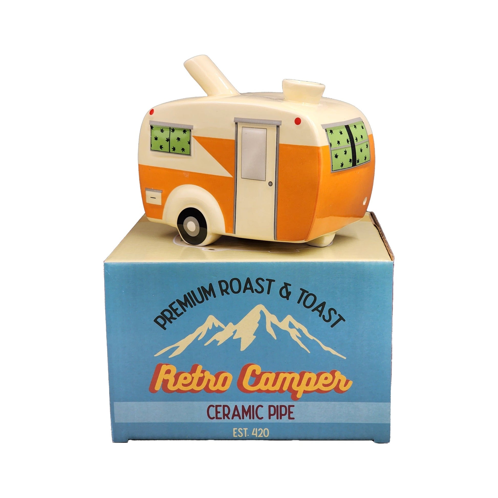 Fashioncraft Happy Camper Ceramic Pipe 6in