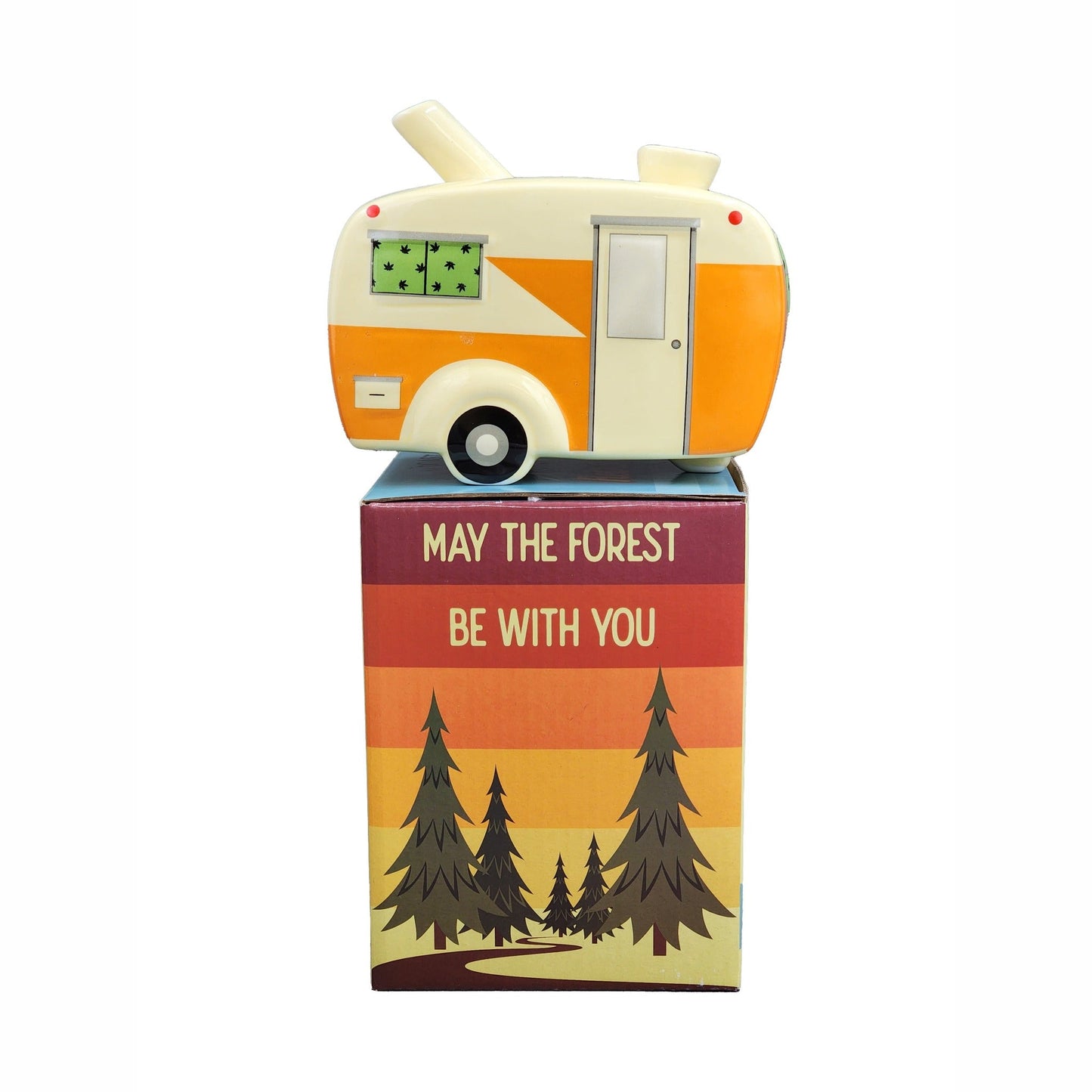Fashioncraft Happy Camper Ceramic Pipe 6in