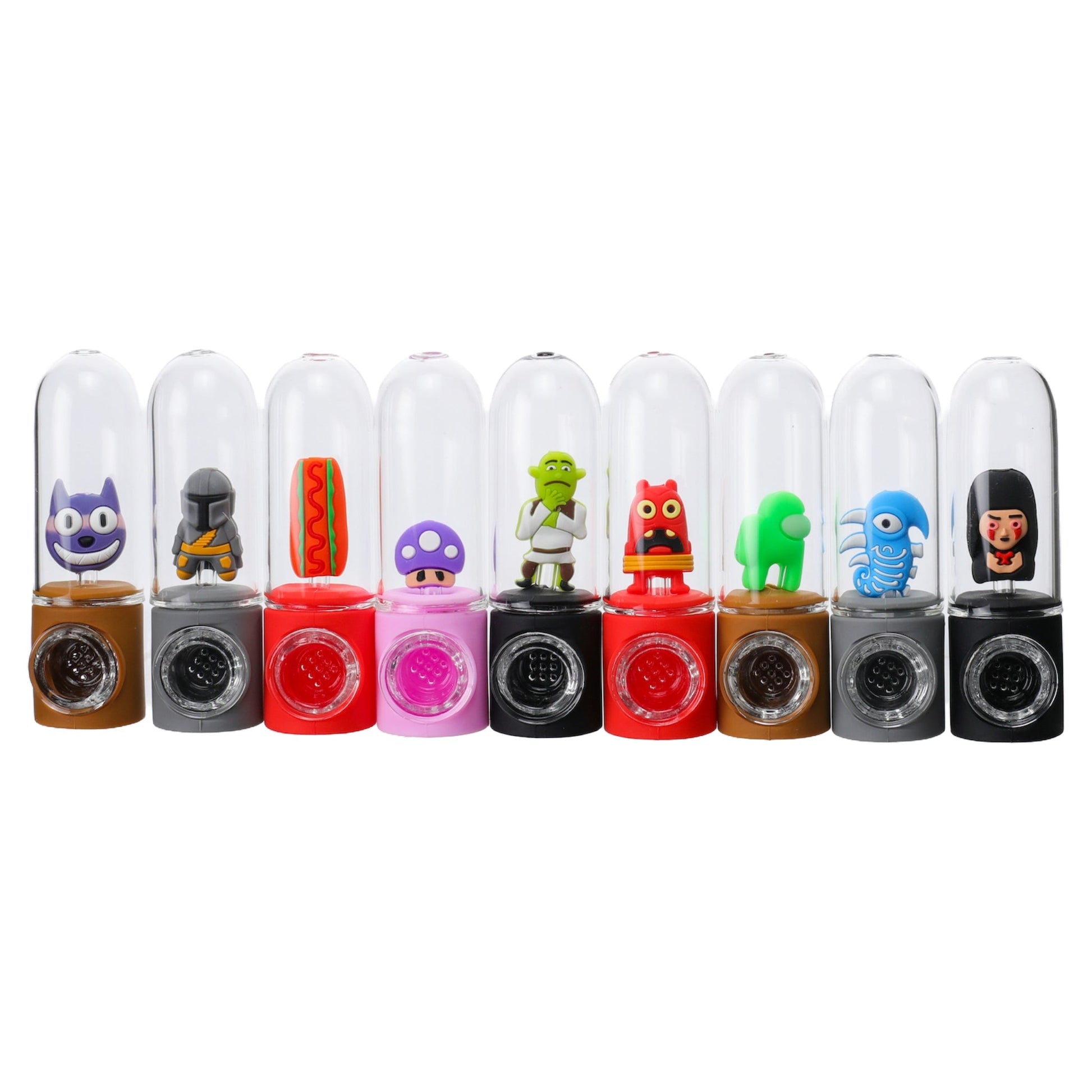 Hazy Character Pipe 4in Borosilicate Glass